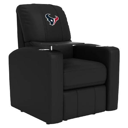 Stealth Power Plus Recliner With Houston Texans Primary Logo